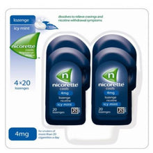 Load image into Gallery viewer, Nicorette Cools 80 Lozenges, 4 mg (Stop Smoking Aid)
