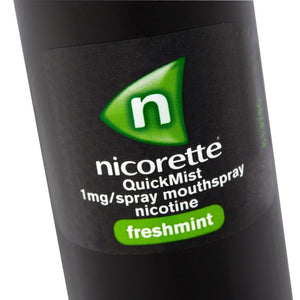Nicorette QuickMist Mouth Spray Duo Pack, Fresh Mint, 1 mg (Stop Smoking Aid)
