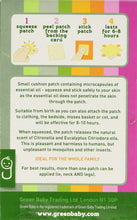 Load image into Gallery viewer, Green Baby Mosquito Patch Insect Repellent Deet Free 100% Natural